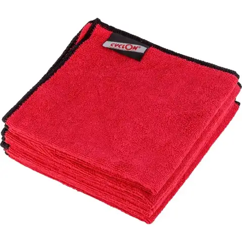 CyclOn Microfiber Schoonmaakdoek rood – microvezeldoek voor reinigen van fietsonderdelen