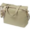 Schoudertas Basil Manhattan Commuter 12L Taupe fietslaptoptas met Hook-On systeem, aangeboden door Bike by Mike
