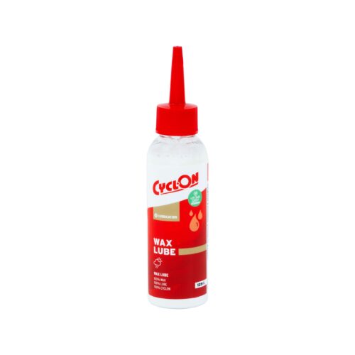 CyclOn Wax Lube biologisch afbreekbaar kettingsmeermiddel 125ml, ideaal voor duurzame fietsonderhoud en bescherming tegen vuil en water.