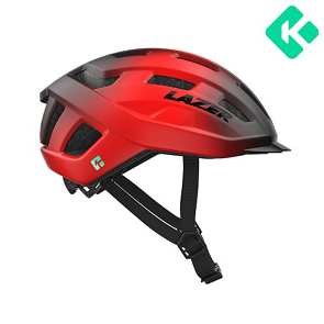 Lazer Helm Codax KinetiCore Mat Rood met TurnSys-pasvorm en ventilatie, ideaal voor LED-verlichting en wintergebruik.
