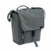 New Looxs Tulum Single fietstas 16L Grey Green bevestigd aan bagagedrager, stijlvolle enkele fietstas van Bike by Mike