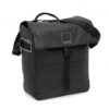 Enkele fietstas New Looxs Leeds Single 19L Black waterafstotend met schouderband en bevestigingshaken bij Bike by Mike