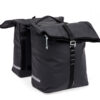 New Looxs Cantos Double MIK 36L dubbele fietstas zwart waterafstotend bisonyl met MIK 2.0 adapter voor achterdrager bij Bike by Mike