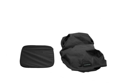 New Looxs Shopping Package manddeel zwart met waterdichte hoes en bodemplaat voor Clipper fietsmand, fietsboodschappen accessoire Bike by Mike
